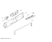Схема №5 SL60S591EU с изображением Ручка двери для посудомойки Siemens 00439654