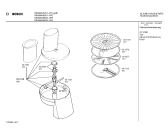 Схема №2 MUM4421 с изображением Ротор для кухонного измельчителя Bosch 00095516