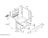 Схема №4 HSV95D421F с изображением Фронтальное стекло для электропечи Bosch 00681016