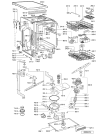 Схема №1 XLE24ARBNA с изображением Диспенсер для электропосудомоечной машины Whirlpool 481241868375