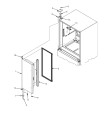 Схема №9 KRFC9030 (F090449) с изображением Часть корпуса для холодильной камеры Indesit C00319828