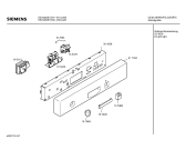 Схема №5 SE24203EU с изображением Панель управления для посудомоечной машины Siemens 00217334