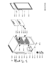 Схема №1 AFE 590/H с изображением Дверца для холодильной камеры Whirlpool 481241618759