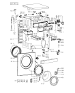 Схема №1 AWM 759 с изображением Обшивка для стиральной машины Whirlpool 481945328293