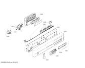 Схема №5 SE25M274FF с изображением Кнопка для посудомойки Siemens 00428999