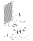 Схема №3 SFE81221AC с изображением Блок управления для холодильной камеры Aeg 973933033315008
