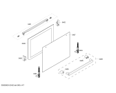 Схема №5 HLN122020C с изображением Фронтальное стекло для духового шкафа Bosch 00476307