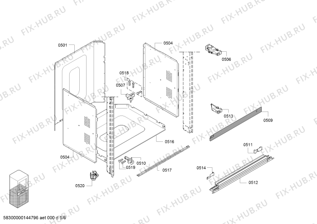 Схема №3 BX281111 с изображением Шина для духового шкафа Bosch 00246324