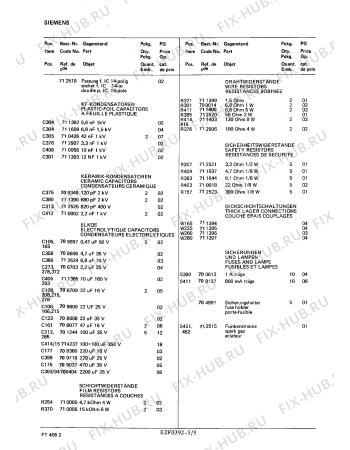 Взрыв-схема телевизора Siemens FT4052 - Схема узла 03