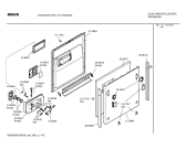 Схема №4 SGI43A45AU с изображением Передняя панель для электропосудомоечной машины Bosch 00436475