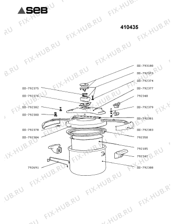 Схема №1 412003 с изображением Сотейника Tefal SS-792388