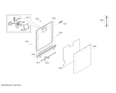 Схема №2 SMS53N28IL SilencePlus, made in Germany, Serie6 с изображением Передняя панель для посудомоечной машины Bosch 11017018