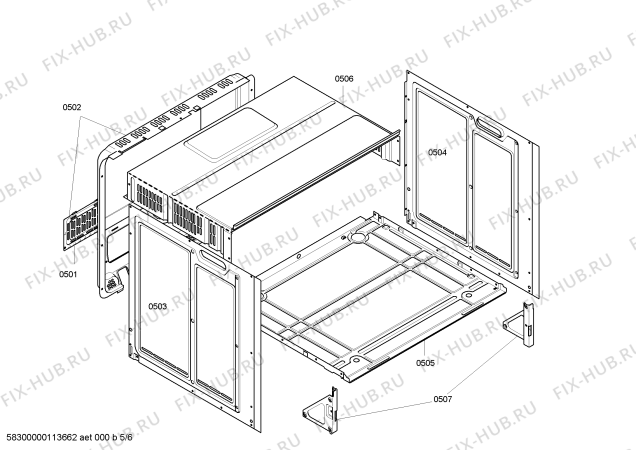 Схема №4 HB760560B с изображением Ручка двери для духового шкафа Siemens 00437126