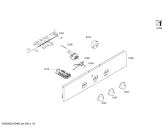Схема №2 HBN311S1J с изображением Панель управления для электропечи Bosch 00702511