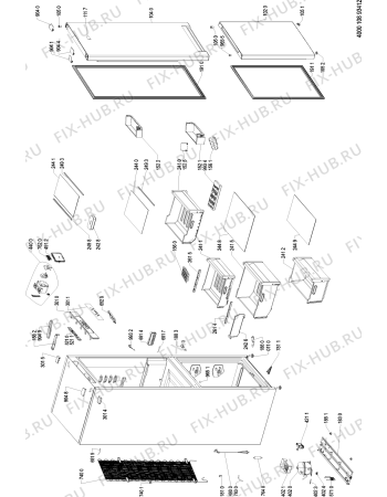 Схема №1 KG SUPERFRESH 20A3+ с изображением Дверь для холодильника Whirlpool 481010884631
