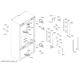Схема №4 K7791X0 с изображением Монтажный набор для холодильной камеры Bosch 00703395