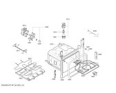 Схема №3 HEV43T350E Horno bosch poliv.multif.inox cif_e с изображением Внешняя дверь для плиты (духовки) Bosch 00688928