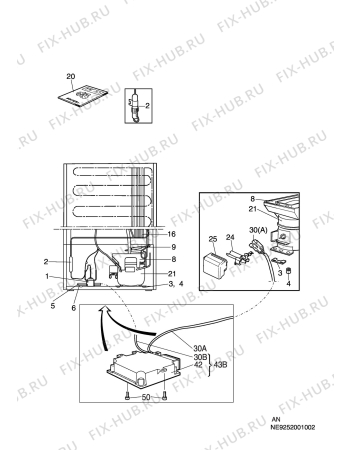 Взрыв-схема холодильника Electrolux ERB3405 - Схема узла C10 Cold, users manual