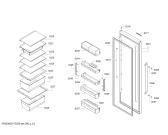 Схема №2 KS36VAW31G с изображением Дверь для холодильника Siemens 00712016