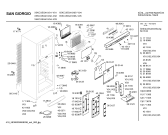 Схема №2 X5KCUTB410 с изображением Дверь для холодильной камеры Bosch 00240790