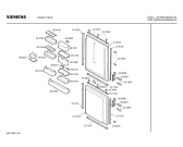 Схема №2 KG36V11IE с изображением Дверь для холодильной камеры Siemens 00208307