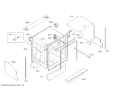 Схема №5 SMV40E60EU с изображением Передняя панель для посудомойки Bosch 00705753