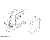 Схема №4 SHI55M05AU с изображением Передняя панель для посудомоечной машины Bosch 00445361