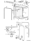 Схема №4 GS 6973 WEISS с изображением Модуль (плата) управления для посудомоечной машины Whirlpool 482000095380