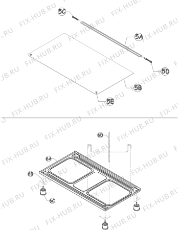 Схема №4 KK92202HW (354964) с изображением Поверхность для электропечи Gorenje 370148