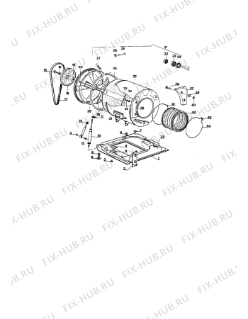 Взрыв-схема стиральной машины Electrolux WH860-1 - Схема узла Section 2