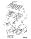 Схема №1 ACM 436/IX/S/G с изображением Электропитание для плиты (духовки) Whirlpool 481229068367