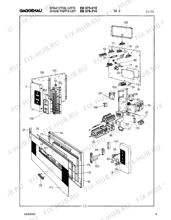 Схема №8 EB376210 с изображением Вентиляционный канал для электропечи Bosch 00292400
