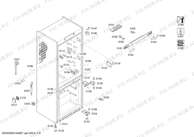Схема №3 3KR7967P с изображением Выдвижной ящик для холодильной камеры Bosch 00741928