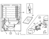 Схема №1 FS270 с изображением Компрессор для холодильника Aeg 2101125017