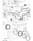 Схема №1 AWO/D 7150 с изображением Шкив для стиралки Whirlpool 481252858044