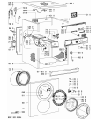 Схема №1 AWO/D 4305 с изображением Люк и обрамление для стиралки Whirlpool 481244011595