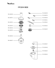 Схема №2 FP125141/8D0 с изображением Модуль (плата) управления для электрокомбайна Moulinex FS-000233