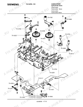 Схема №13 FA174R6 с изображением Цилиндр Siemens 00794765