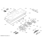 Схема №1 T13H4X0 с изображением Крышка для духового шкафа Bosch 00474830