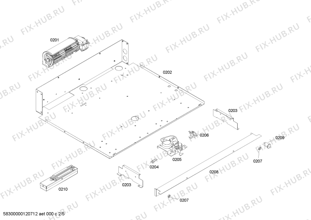 Схема №3 SEC271BS с изображением Держатель для плиты (духовки) Bosch 00474257