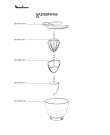 Схема №3 QA203BFR/700 с изображением Элемент корпуса для кухонного измельчителя Moulinex MS-5A16453