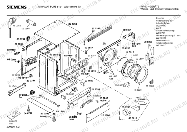 Схема №4 WI51510 SIWAMAT PLUS 5151 с изображением Панель управления для стиралки Siemens 00280784
