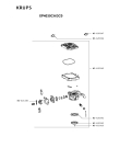 Схема №4 XP4030CA/3C0 с изображением Емкость для кофеварки (кофемашины) Krups MS-620631