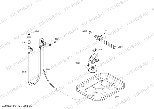 Взрыв-схема стиральной машины Siemens WXLP166AGB XLP 1600 - Схема узла 05
