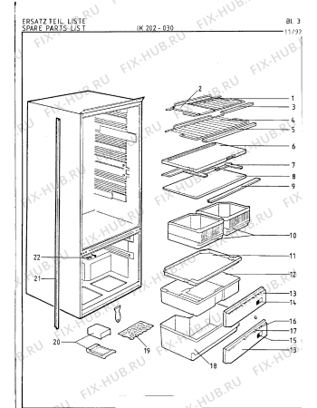 Схема №6 IK202030 с изображением Внутренняя дверь для холодильника Bosch 00211765