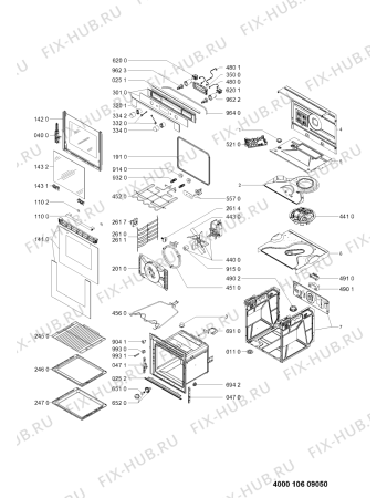 Схема №1 BLVMS8100P1 (F091035) с изображением Микромодуль для плиты (духовки) Indesit C00325260