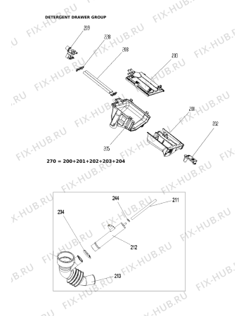 Схема №3 AWG 6103/B с изображением Люк и обрамление для стиральной машины Whirlpool 480111101892