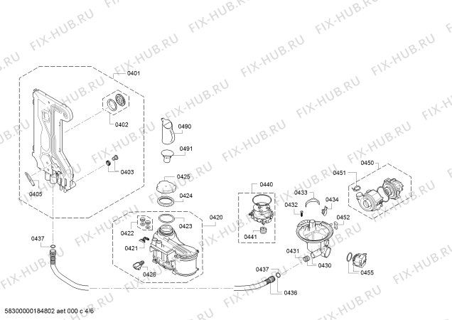 Схема №5 S421A50S0E с изображением Кнопка для посудомойки Bosch 00622523
