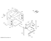 Схема №5 BOP251210 с изображением Набор для монтажа для духового шкафа Bosch 00628931