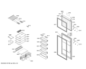 Схема №3 KD52VX65NE с изображением Дверь для холодильника Siemens 00249499